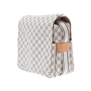 Louis Vuitton White Shoulder Naviglio White Damier Canvas Azur Bag